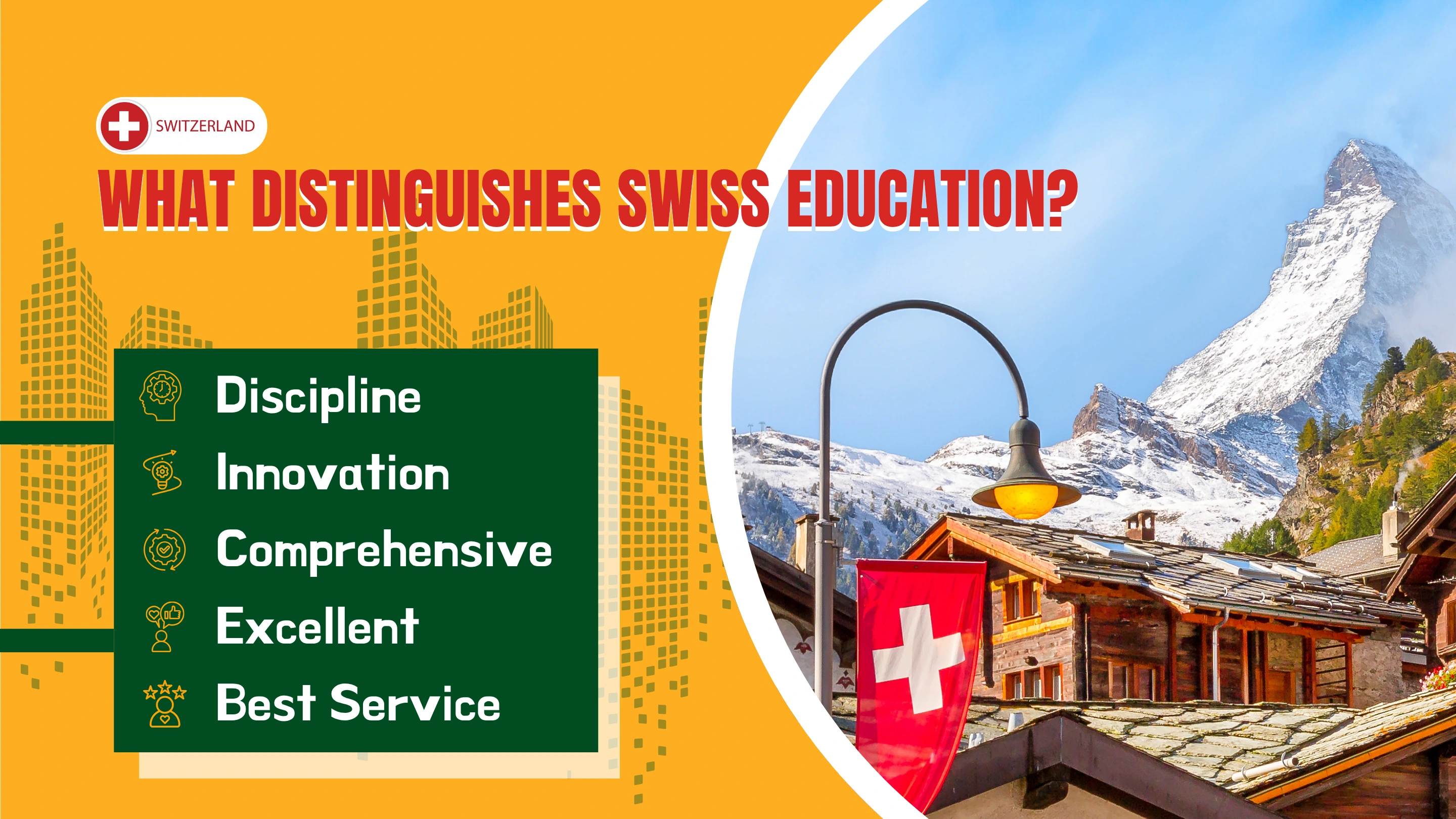 What distinguishes Swiss education?