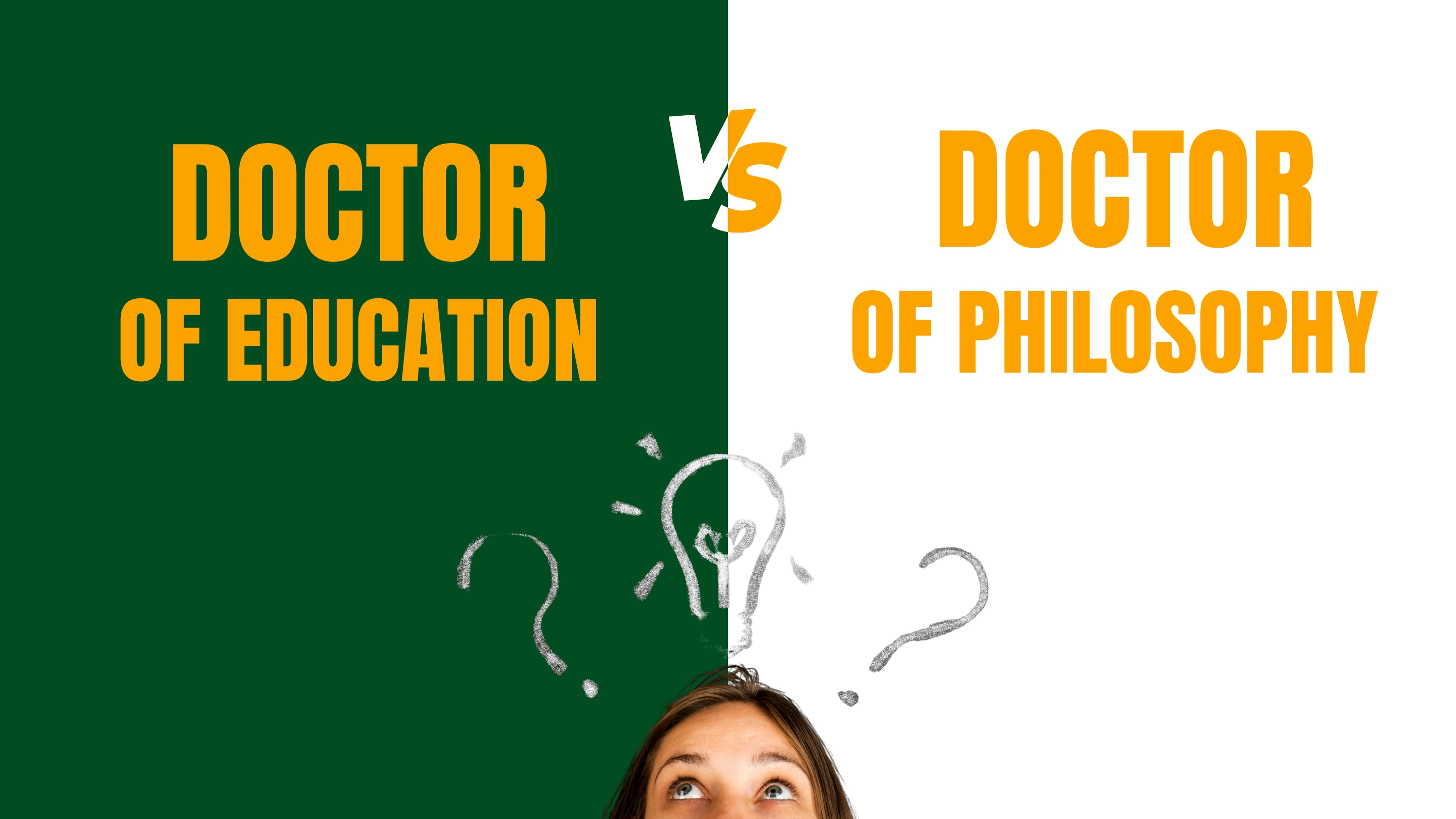 Comparing an EdD and a PhD in Education