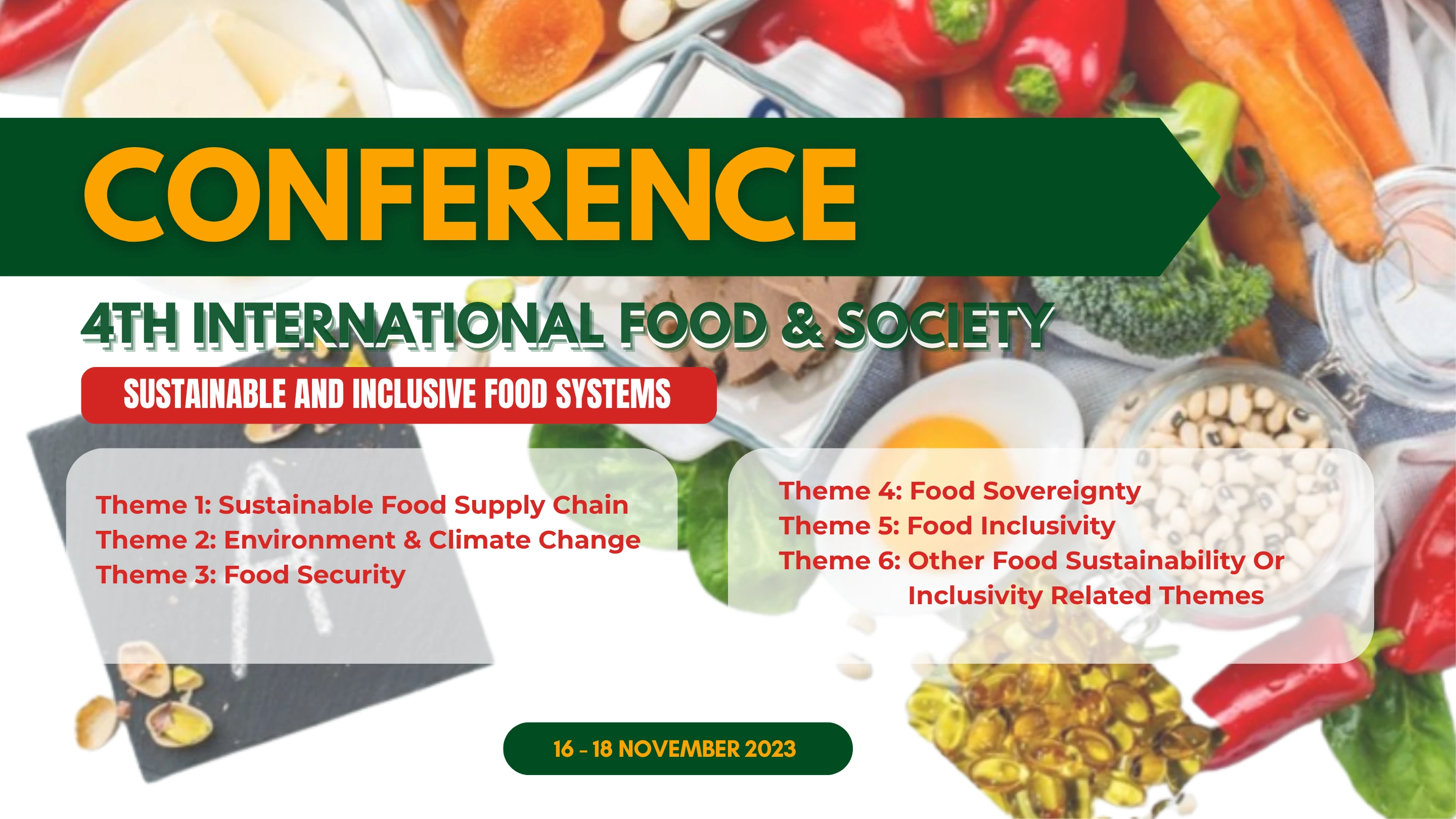 Call for Papers: 4th International Food & Society Conference