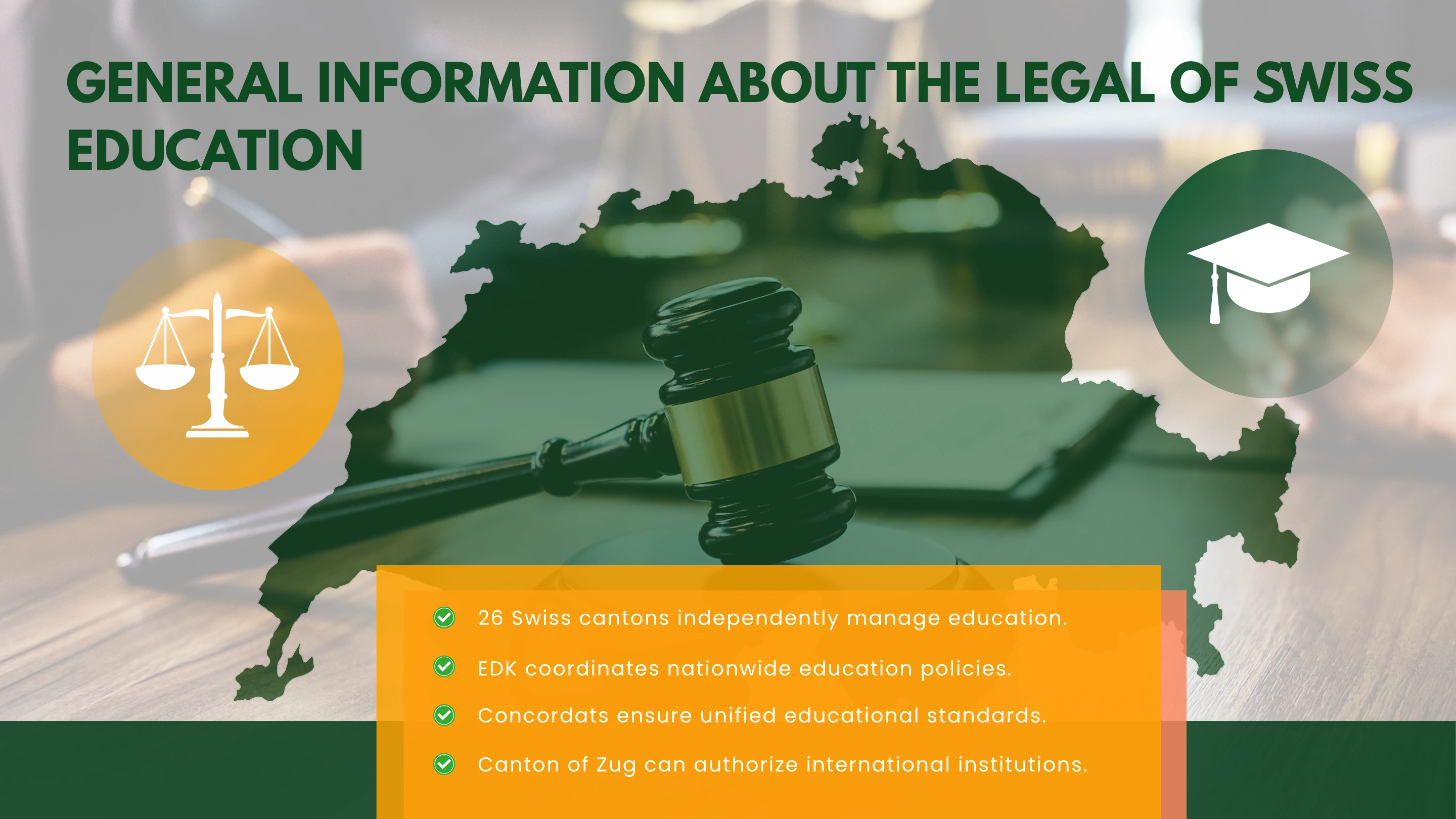 General Information About the Legal of Swiss Education