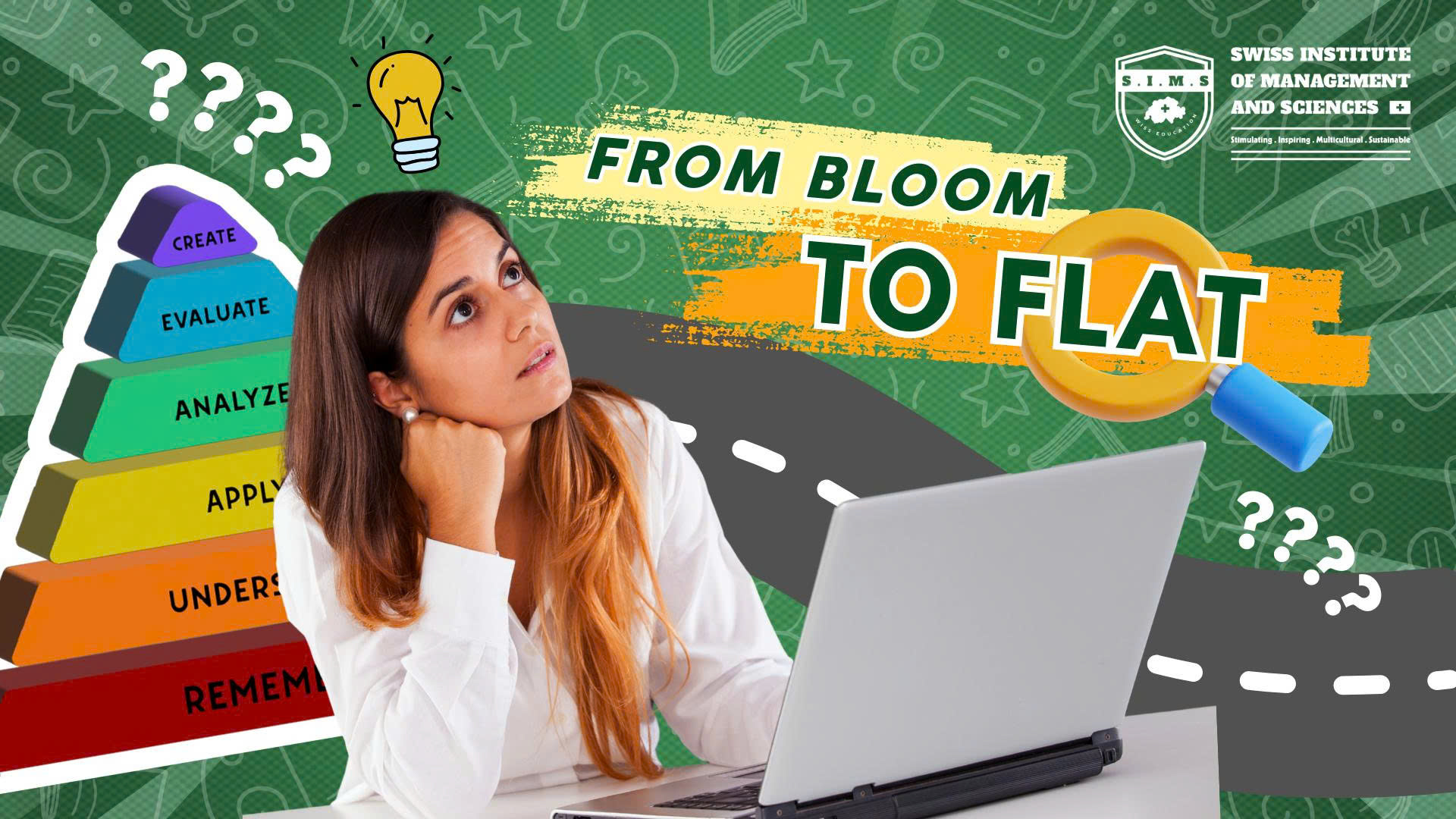 From Bloom to Flat: When learning ceases to be a ladder