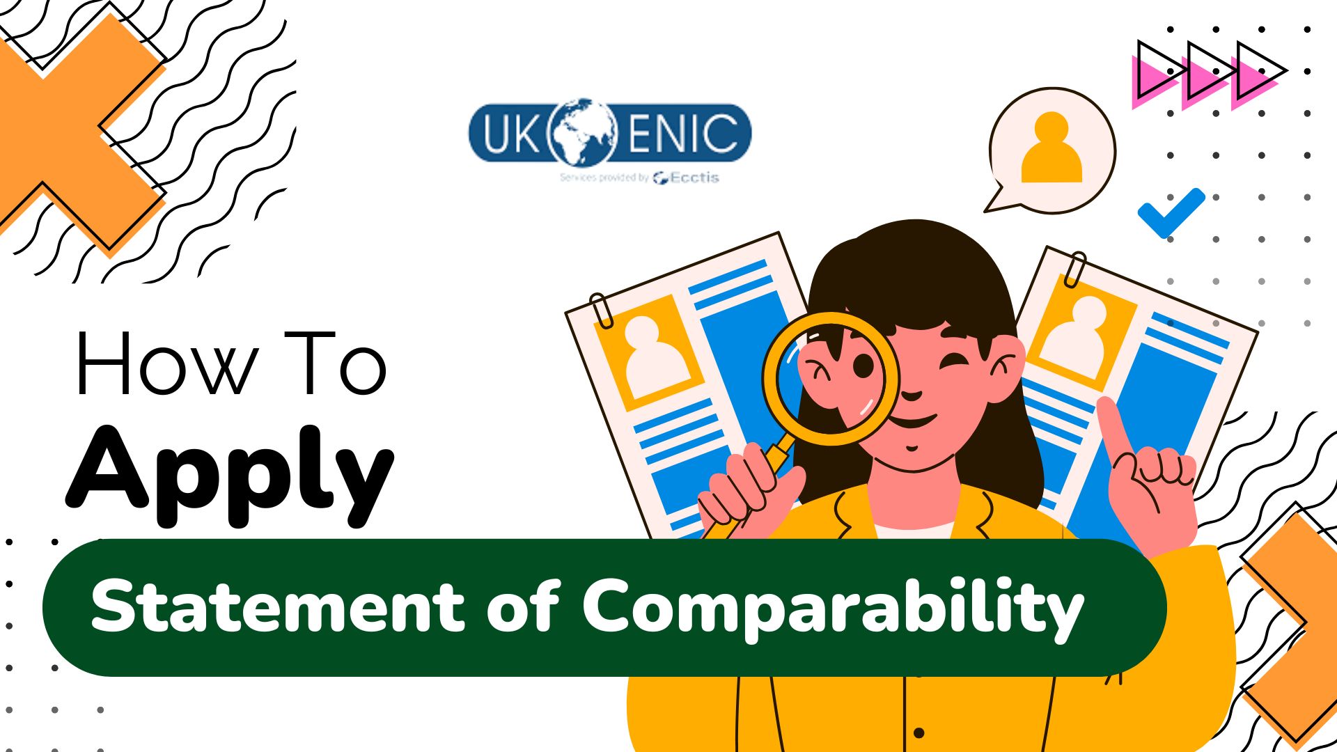 How to apply online for an individual Statement of Comparability (UK ENIC)