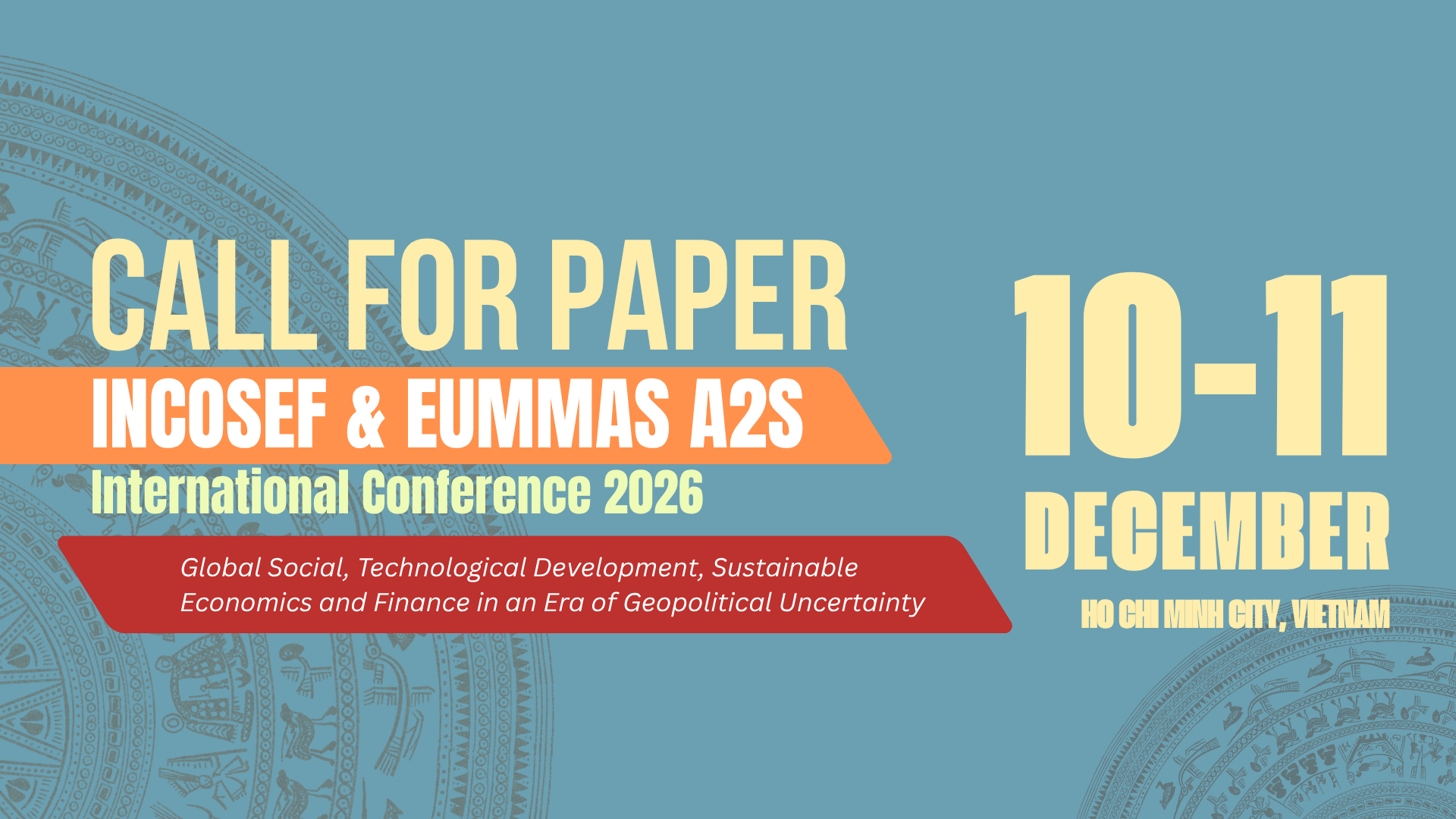 Call for Papers: INCOSEF & EUMMAS A2S International Conference 2026