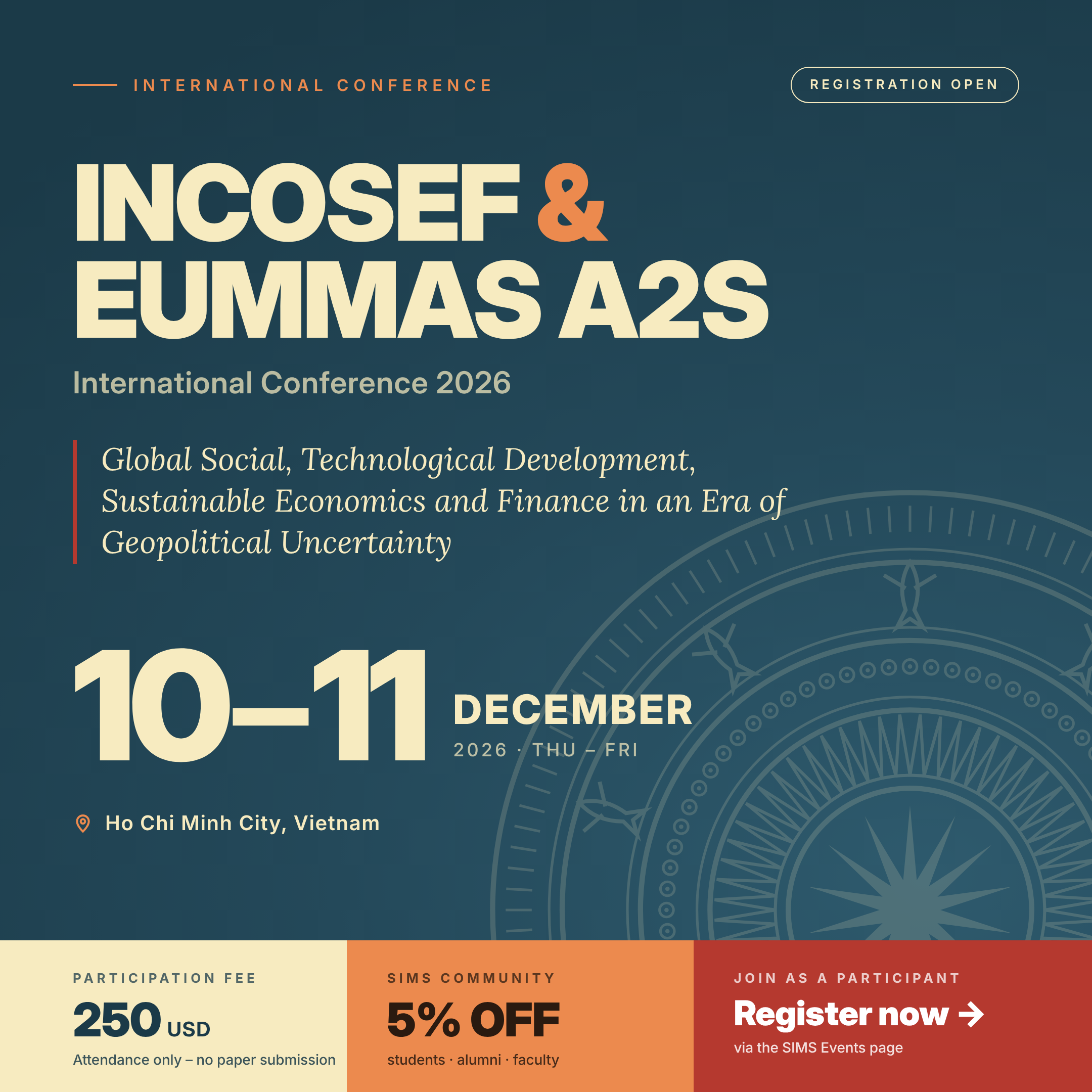 INCOSEF & EUMMAS A2S International Conference 2026